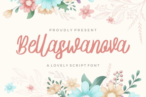 Bellaswanova: Elevating Digital Brand Identity with Script Handwritten Fonts