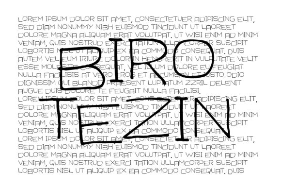 Birotezin: A Handwritten Font That Elevates Digital Branding