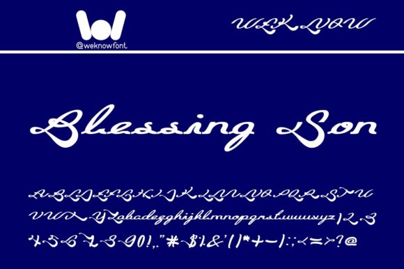 Blessing Son: The Handwritten Typeface That Elevates Campaign Visuals