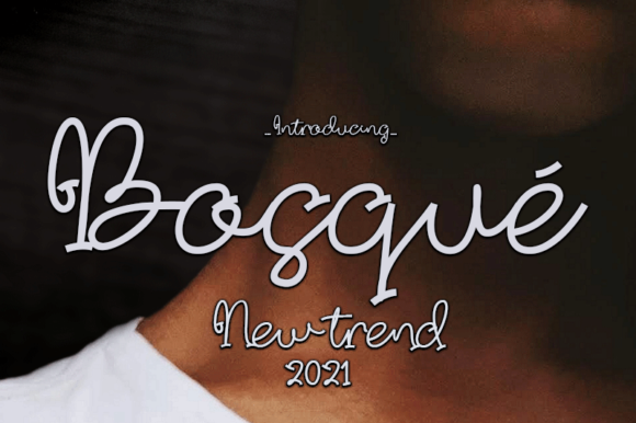 Bosqué: A Warm Script Handwritten Font for Editorial Design