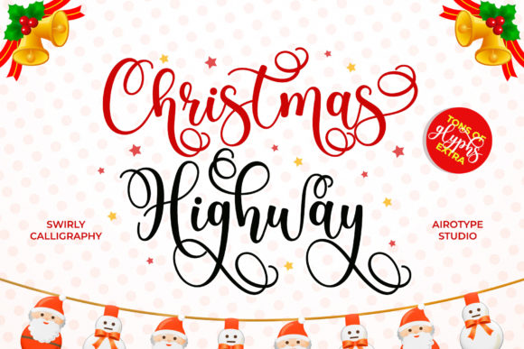 Christmas Highway: The Handwritten Font for Festive Brand Storytelling