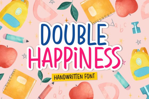 Double Happiness: A Handwritten Typeface for Modern Web Design