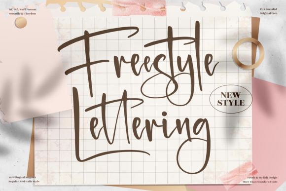 Freestyle Lettering: A Beautiful Font for Your Brand