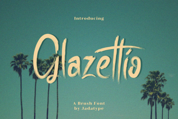Glazettio: The Brush-Styled Handwritten Font for Crafters