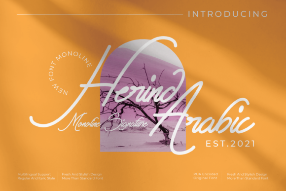 Herind Arabic: A Handwritten Typeface for Authentic Brand Identity