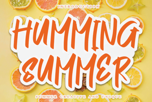 Humming Summer Typeface: A Relaxed Script for Brand Identity
