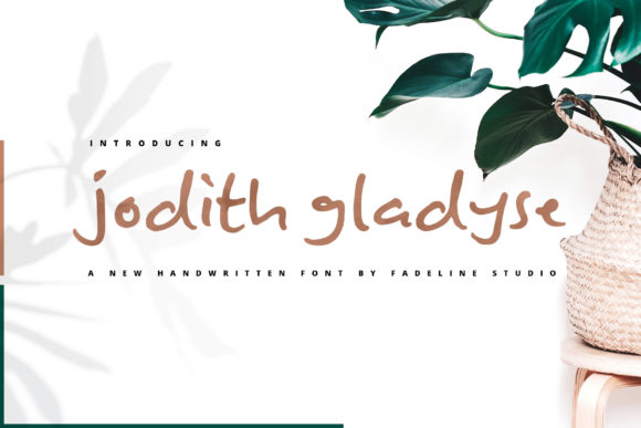 Jodith Gladyse: The Perfect Script Font for Handmade Branding