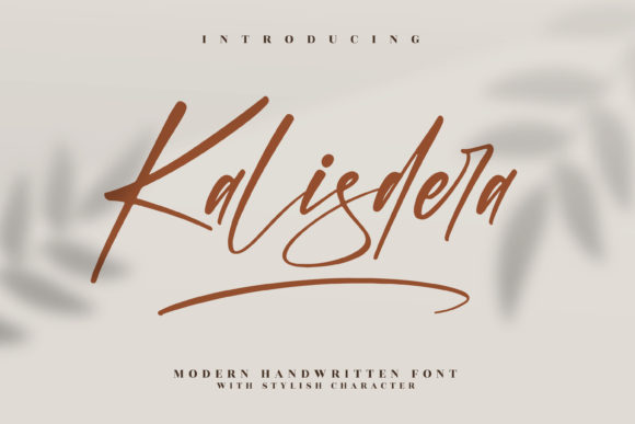 Kalisdera: Elevating Digital Brand Identity with Script Handwritten Fonts