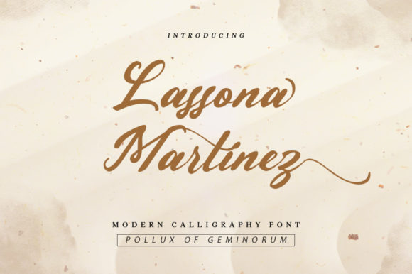 Lassona Martinez: The Premium Script Font for Scroll-Stopping Brand Visuals