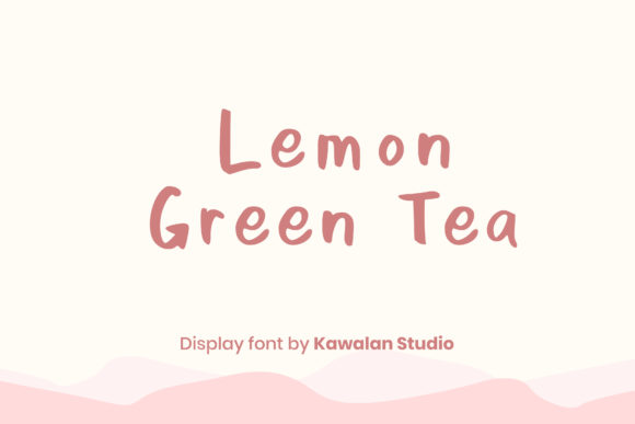 Lemon Green Tea: A Quirky Handwritten Font for Relaxed Branding