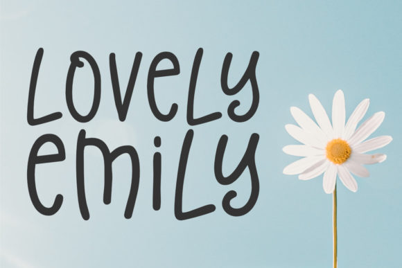 Lovely Emily: A Handwritten Typeface for Authentic Brand Identity