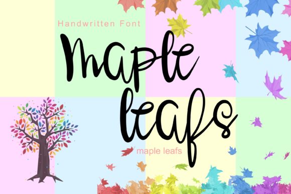 Maple Leafs Font: A Handwritten Typeface for Digital Designers