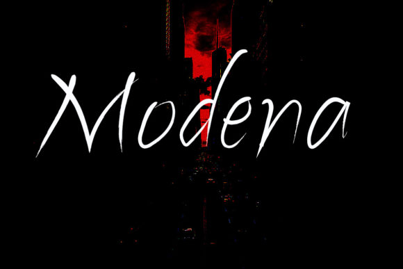 Modena Brush: A Handwritten Font for Editorial Design