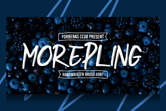 Morepling: A Handwritten Script Font for Trendy Craft Designs