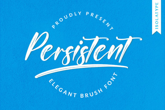 Persitent: A Luxurious Script Font for Editorial Design