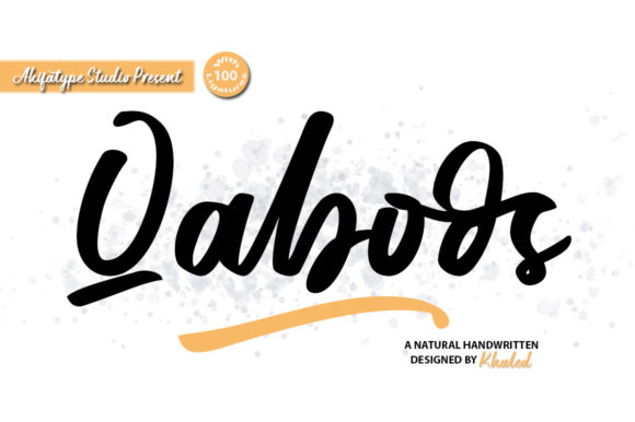 Qaboos: A Chic Handwritten Font for Modern Web Design