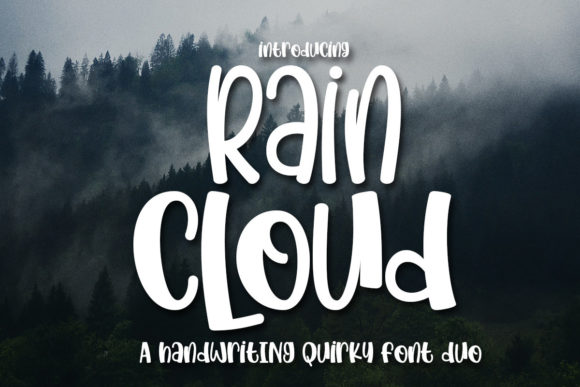 Rain Cloud Typeface Review: A Fresh Handwritten Font for Modern Branding