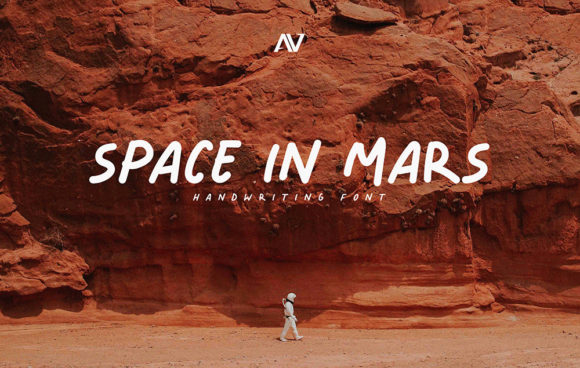 Space in Mars: A Handwritten Font for Modern Web Design
