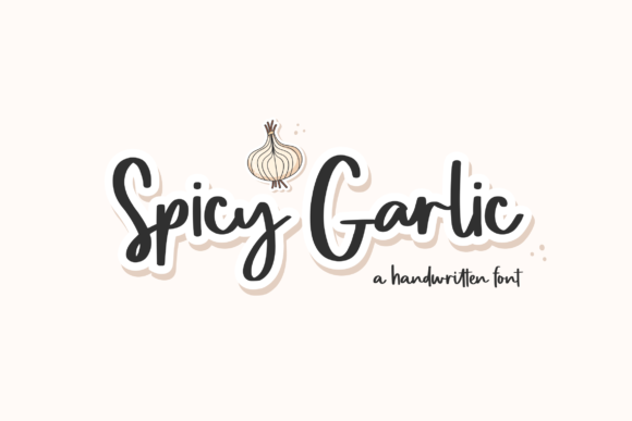 Spicy Garlic: A Handwritten Font for Modern Web Design