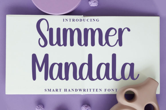Summer Mandala: A Handwritten Typeface for Warm Brand Identities