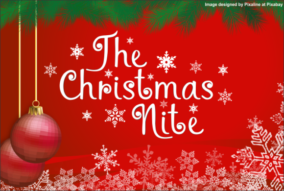 The Christmas Nite: A Timeless Handwritten Font for Holiday Crafts