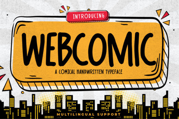 Webcomic: The Quirky Handwritten Font for Crafters and Sellers