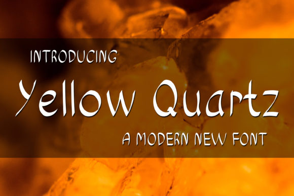Yellow Quartz: The Handwritten Font for Crafters and Sellers